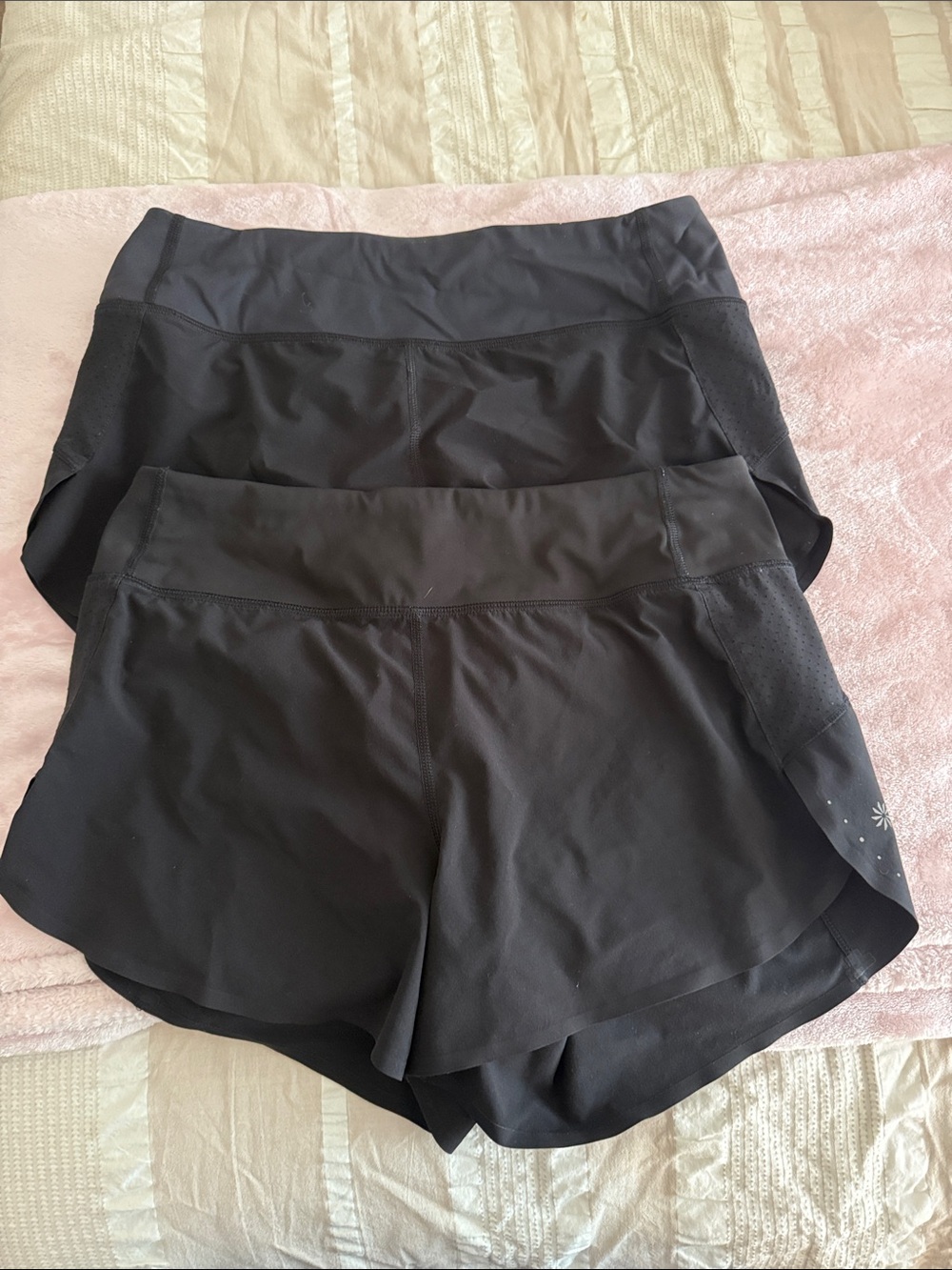 Athleta Black Women's Athletic Shorts - Set of 3
